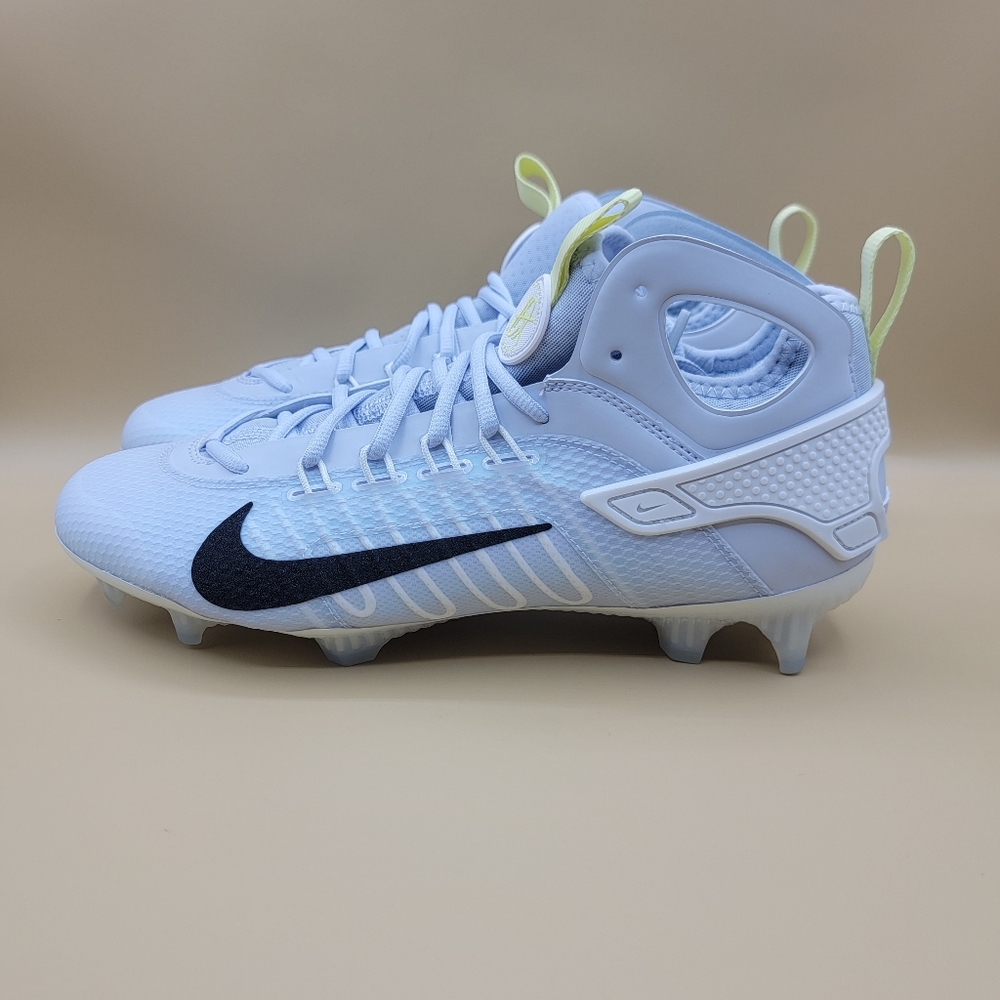 Nike Huarache 9 Elite Mid LAX SE Lacrosse Cleats FV6149 001 Men's Size 9.5 New